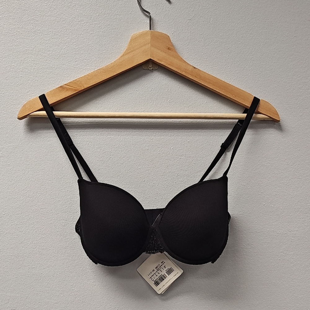 La Perla Black Primula T-Shirt Bra 34C NWT